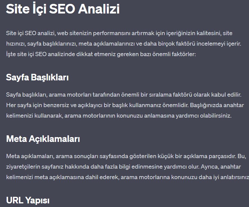 Alt Başlık ve Konu Başlığı Girerek Blog İçeriği Yazdırma