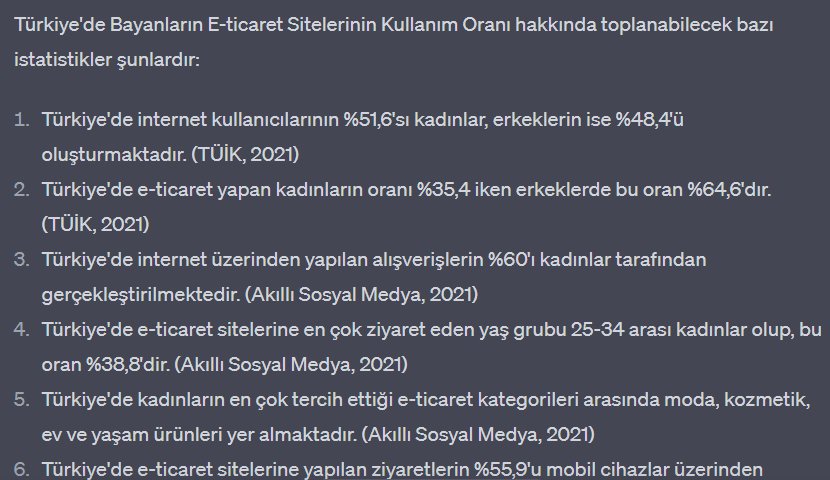 Konu Bazlı İstatistikler Oluşturma